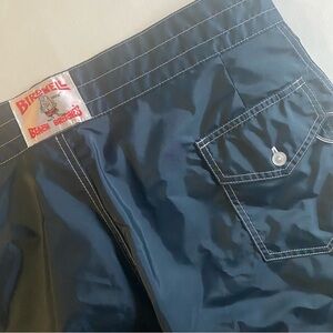 Birdwell Beach Britches Trunks Men 37 USA MADE Cali Surf Beach Swim Shorts
